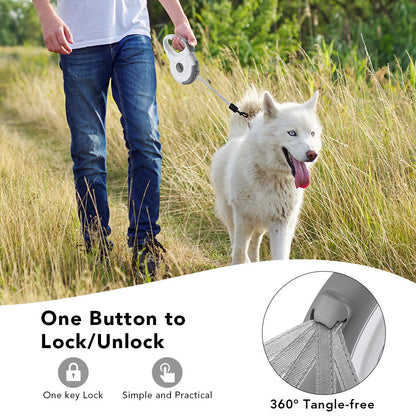 Retractable Reflective Dog Walking Tractor